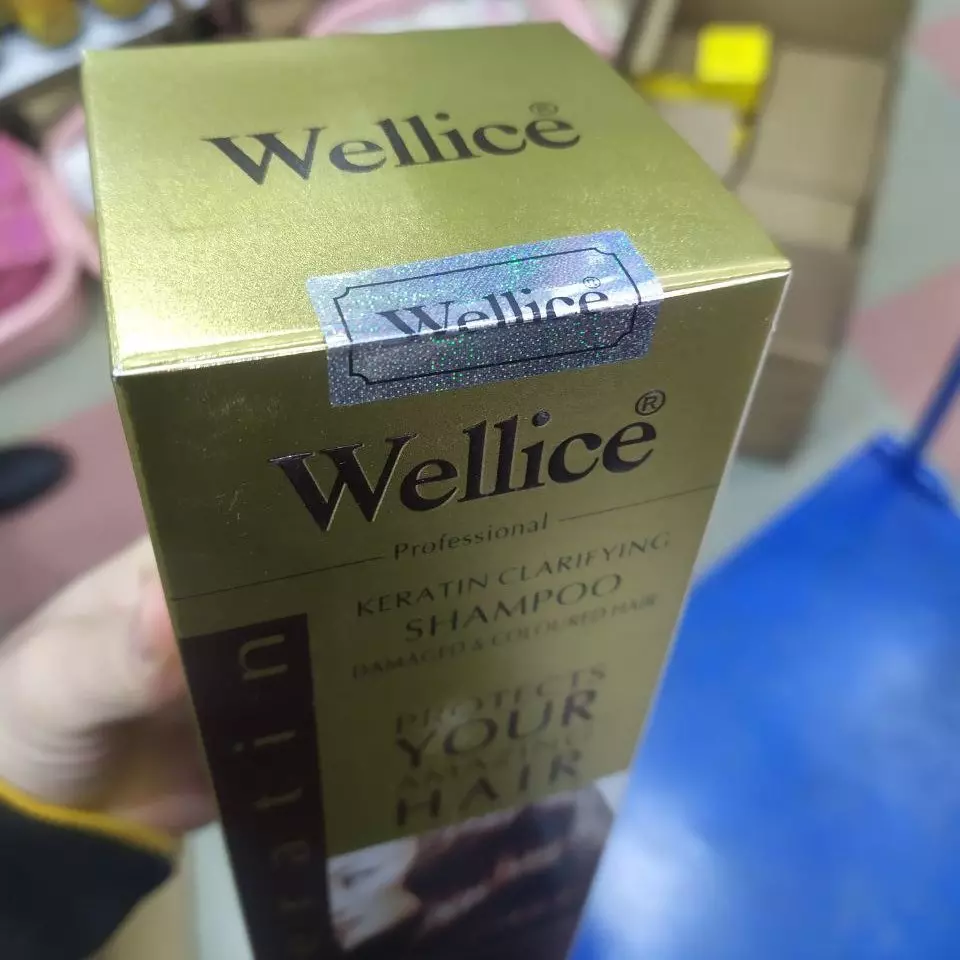 شامپو کراتین ویلایس اصل تولید فرانسه Wellice