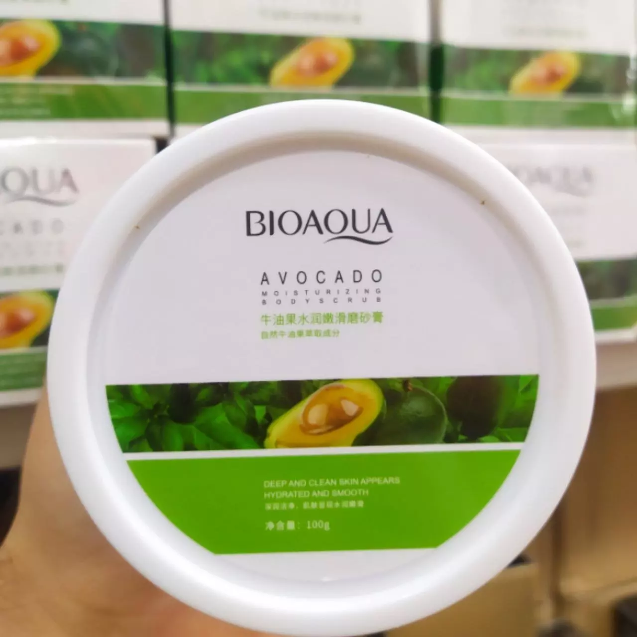 اسکراب آووکادو بیواکوا  BIOAQUA AVOCADO - MOISTURIZING SCRUB