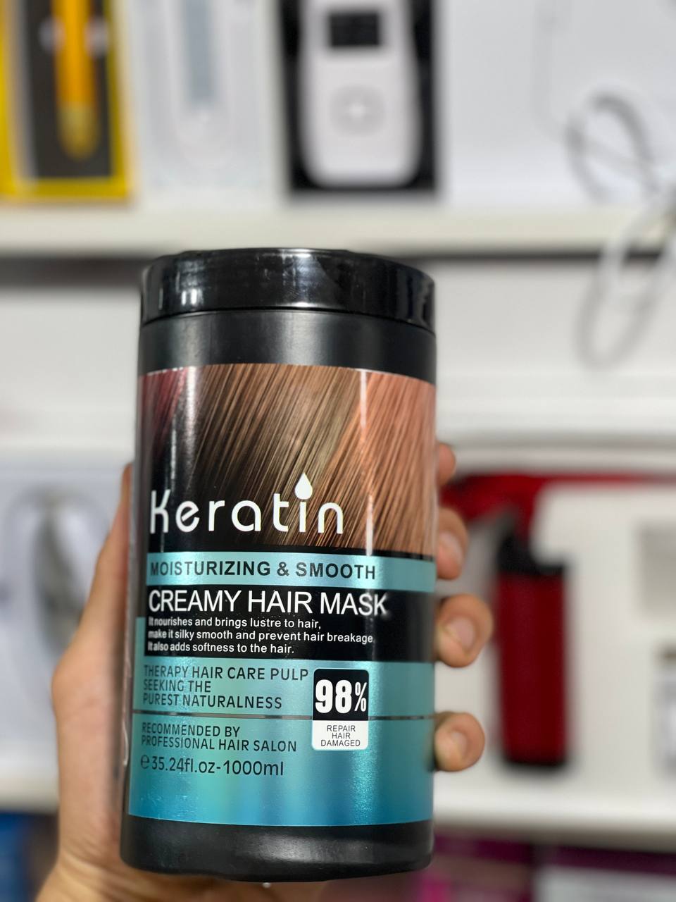 ماسک موی کراتین Hair keratin mask