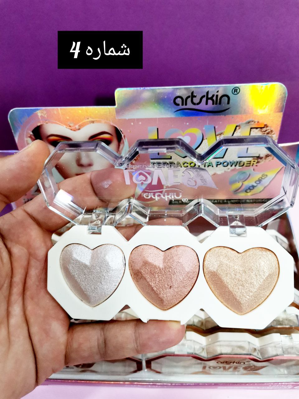 هایلایتر قلبی آرت اسکین ARTSKIN